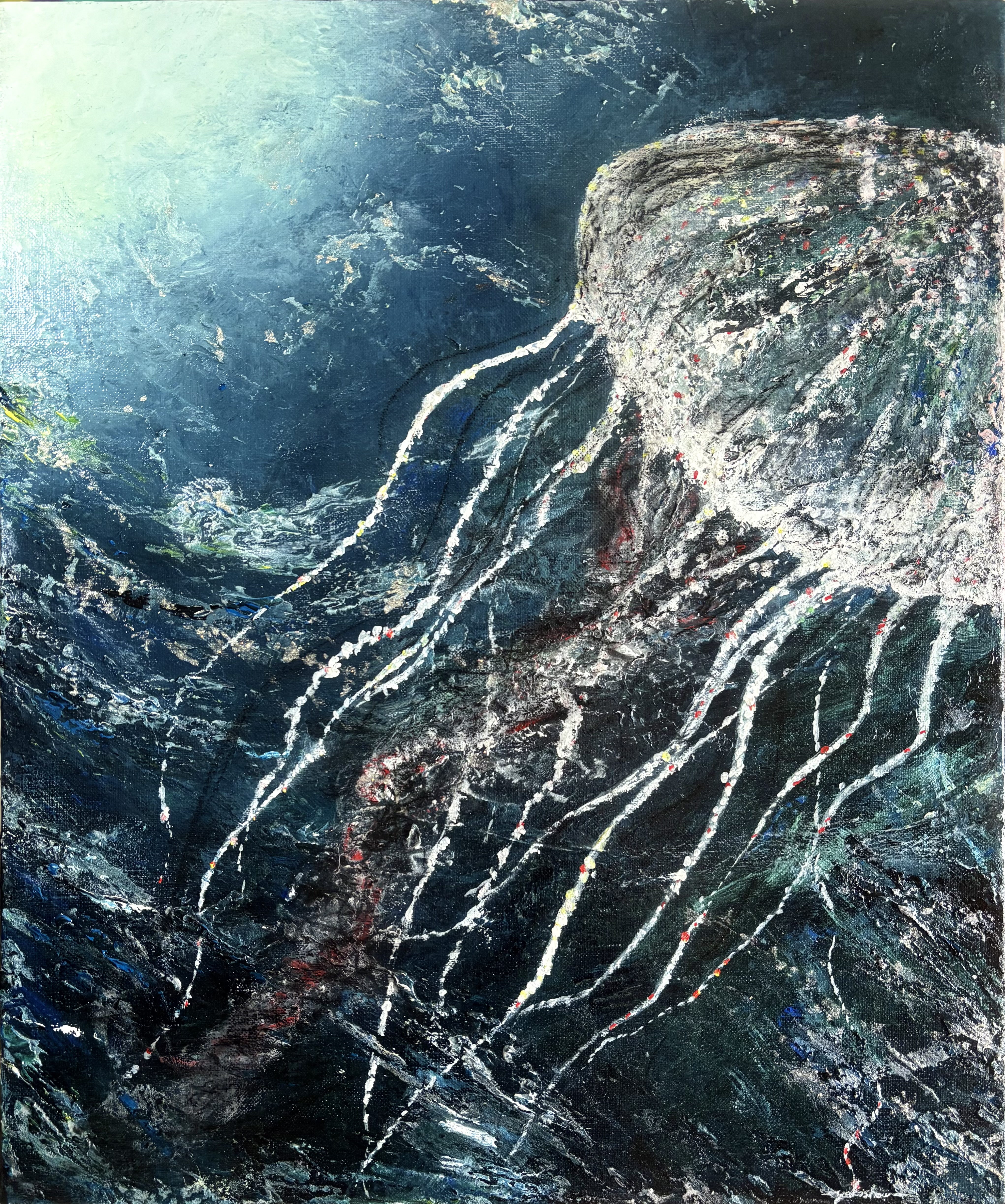 青の彗星 by YOKOSHOW - 絵画販売・購入・レンタル（サブスク