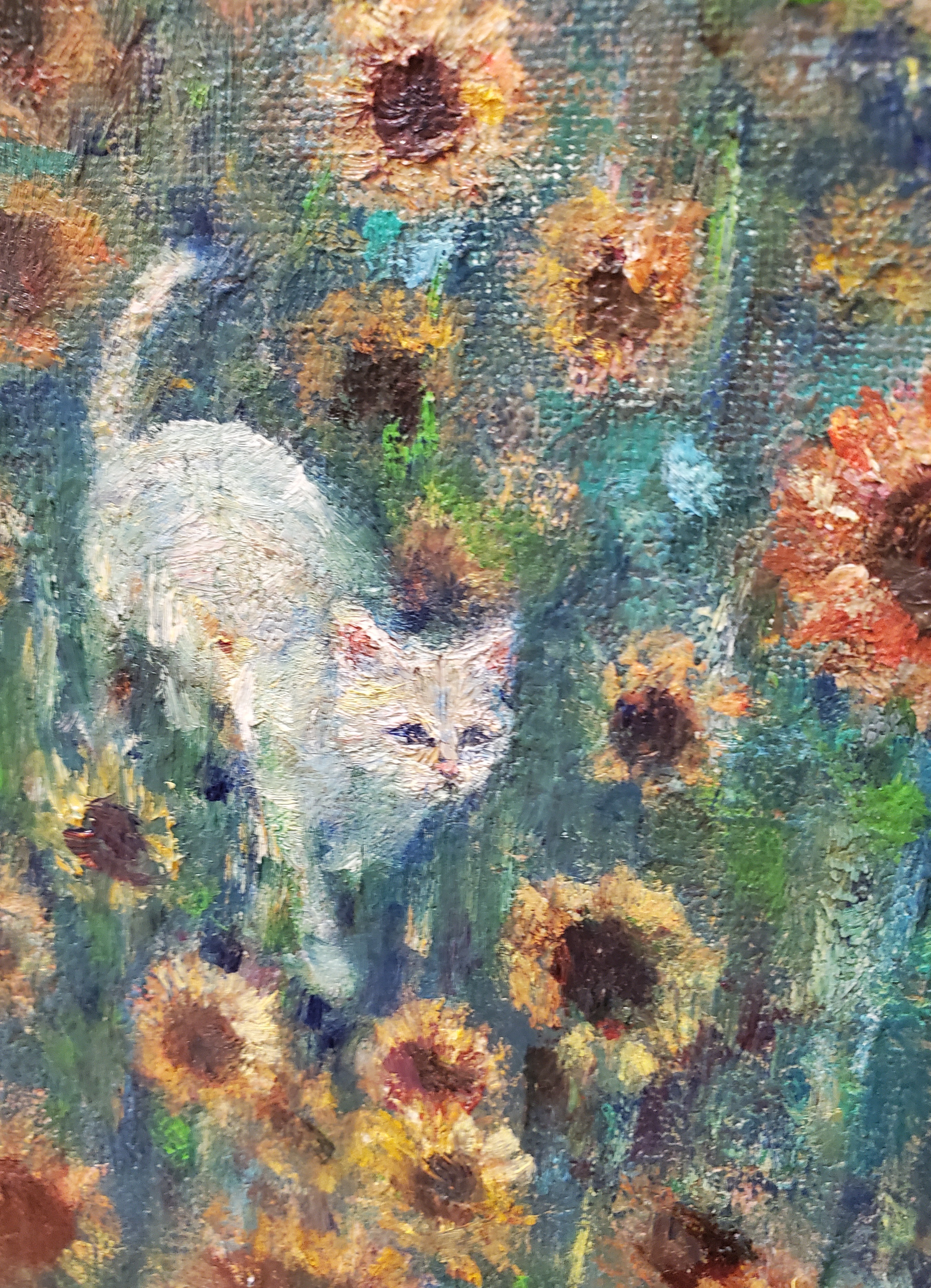 夕暮れのひまわり畑 by 神之浦由美 - 絵画販売・購入・レンタル