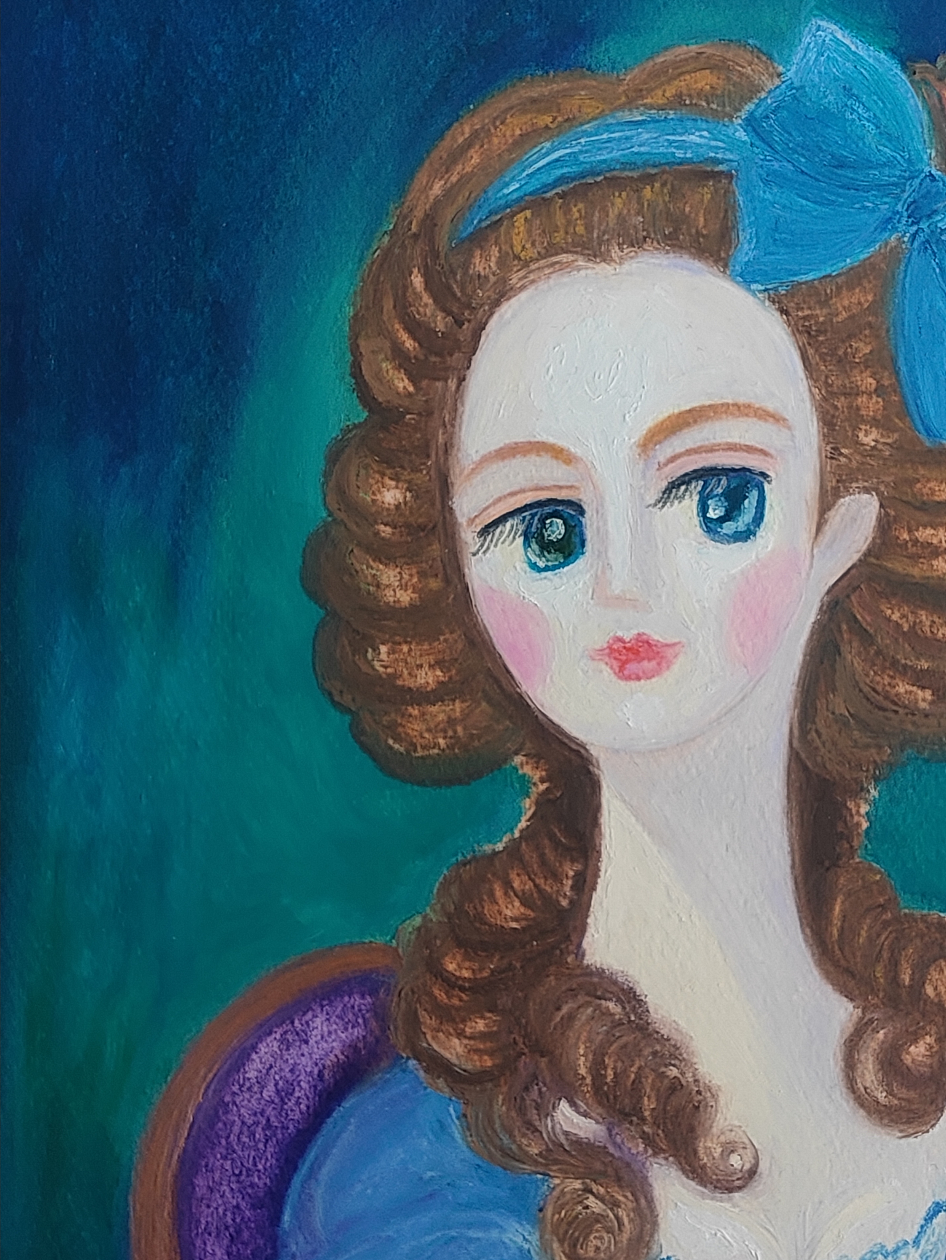 マリー・ガブリエル・カペ自画像 1783 オマージュ作品 by Yukari Blair