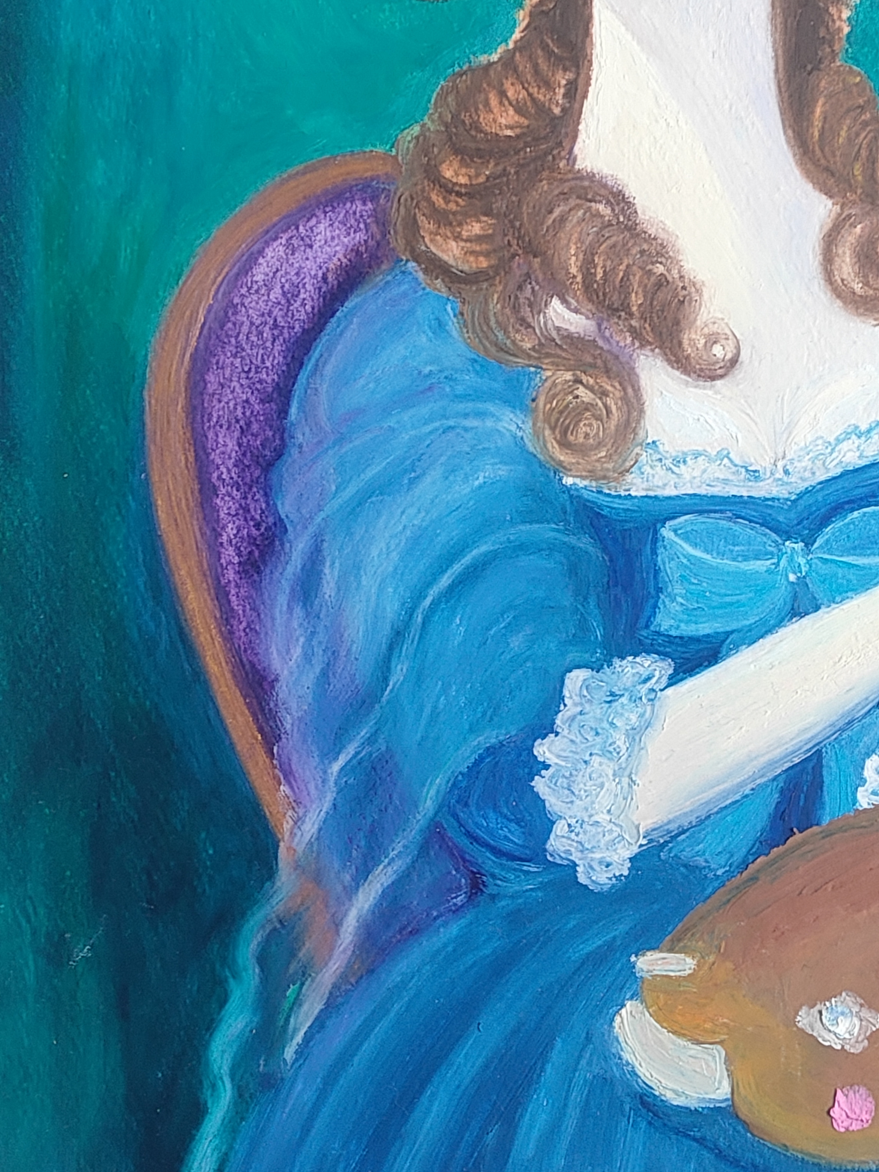 マリー・ガブリエル・カペ自画像 1783 オマージュ作品 by Yukari Blair