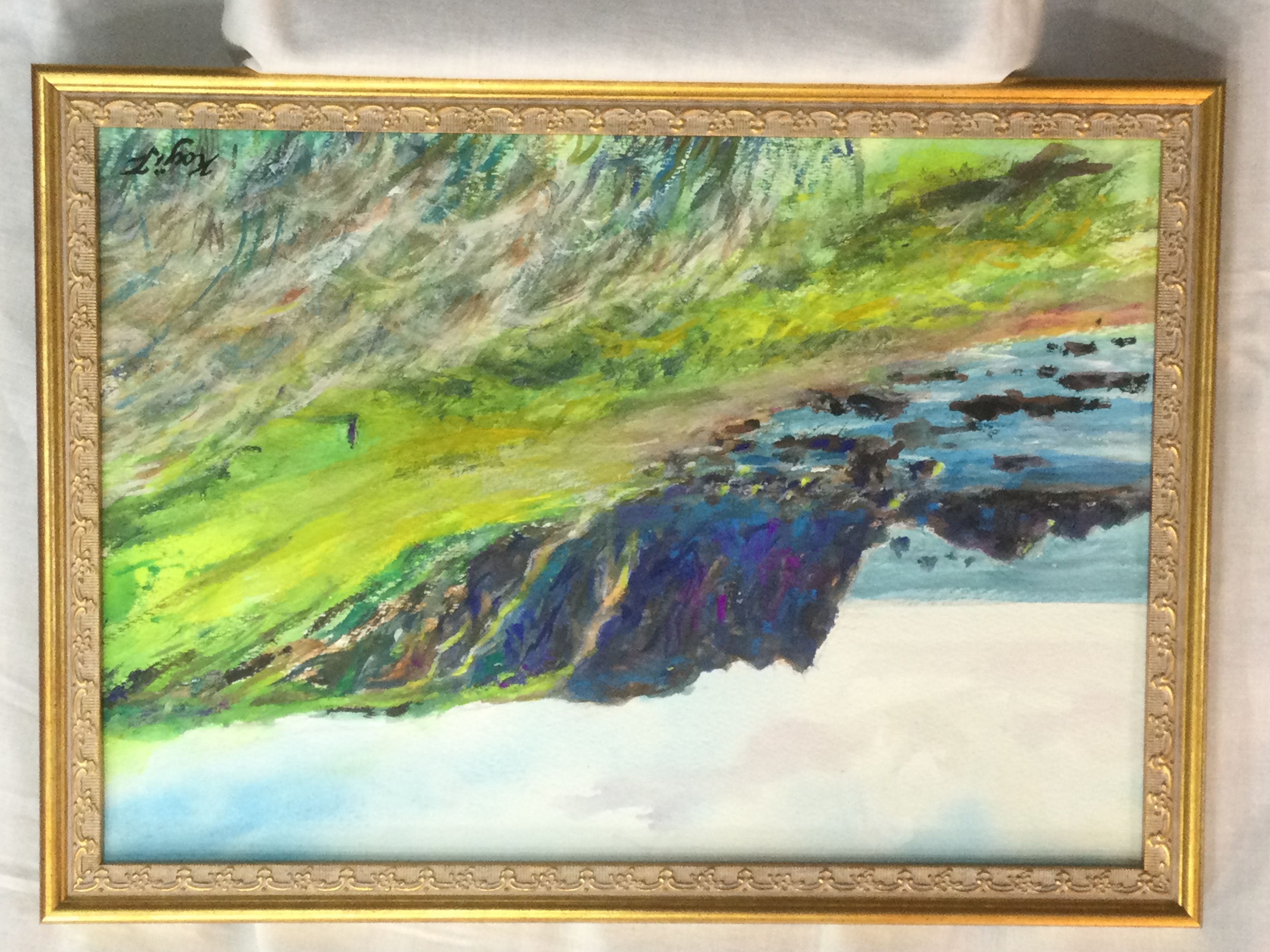深浦の断崖 by 福士耕司 - 絵画販売・購入・レンタル（サブスク