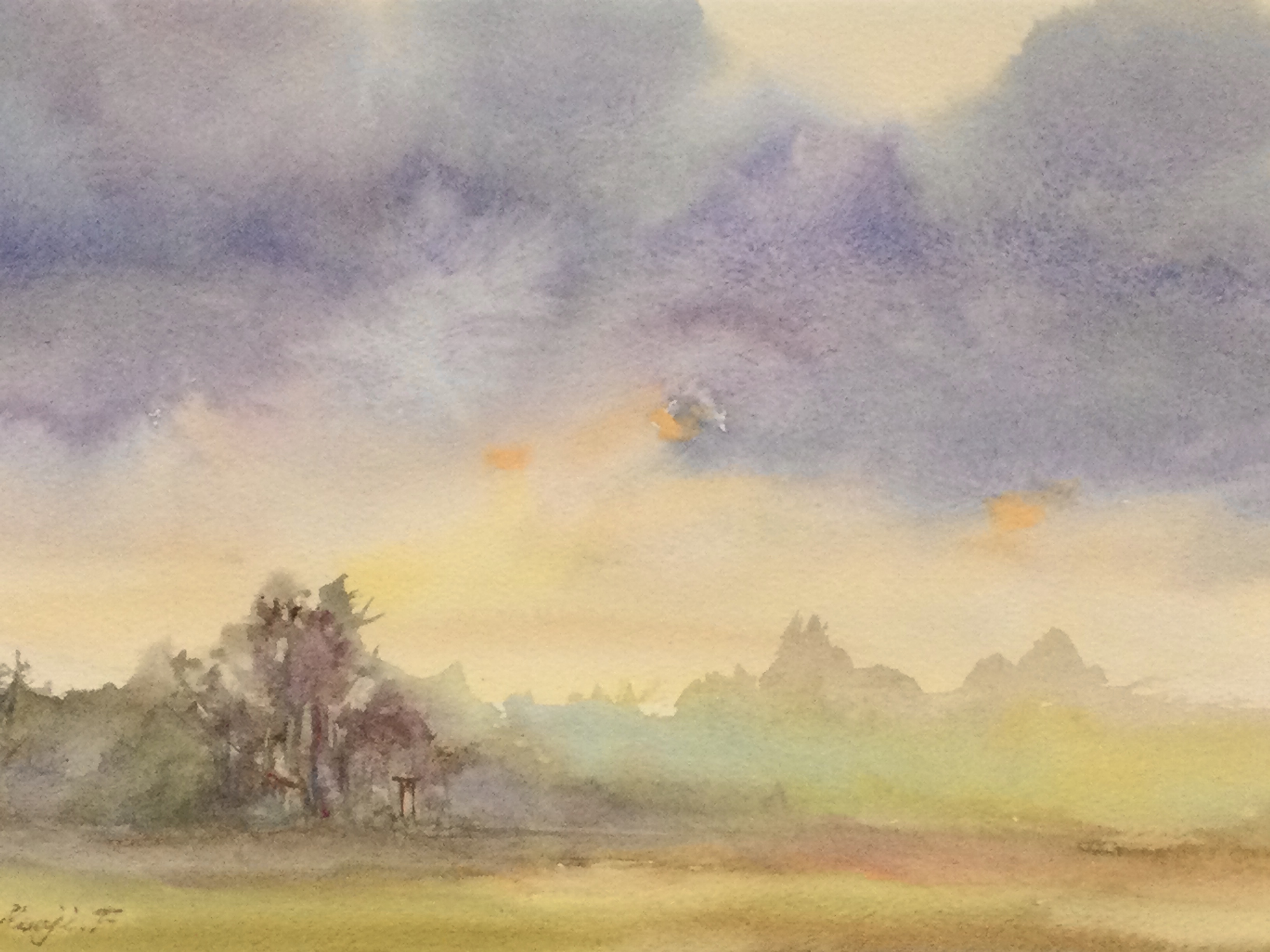夕暮れ前 by 福士耕司 - 絵画販売・購入・レンタル（サブスク