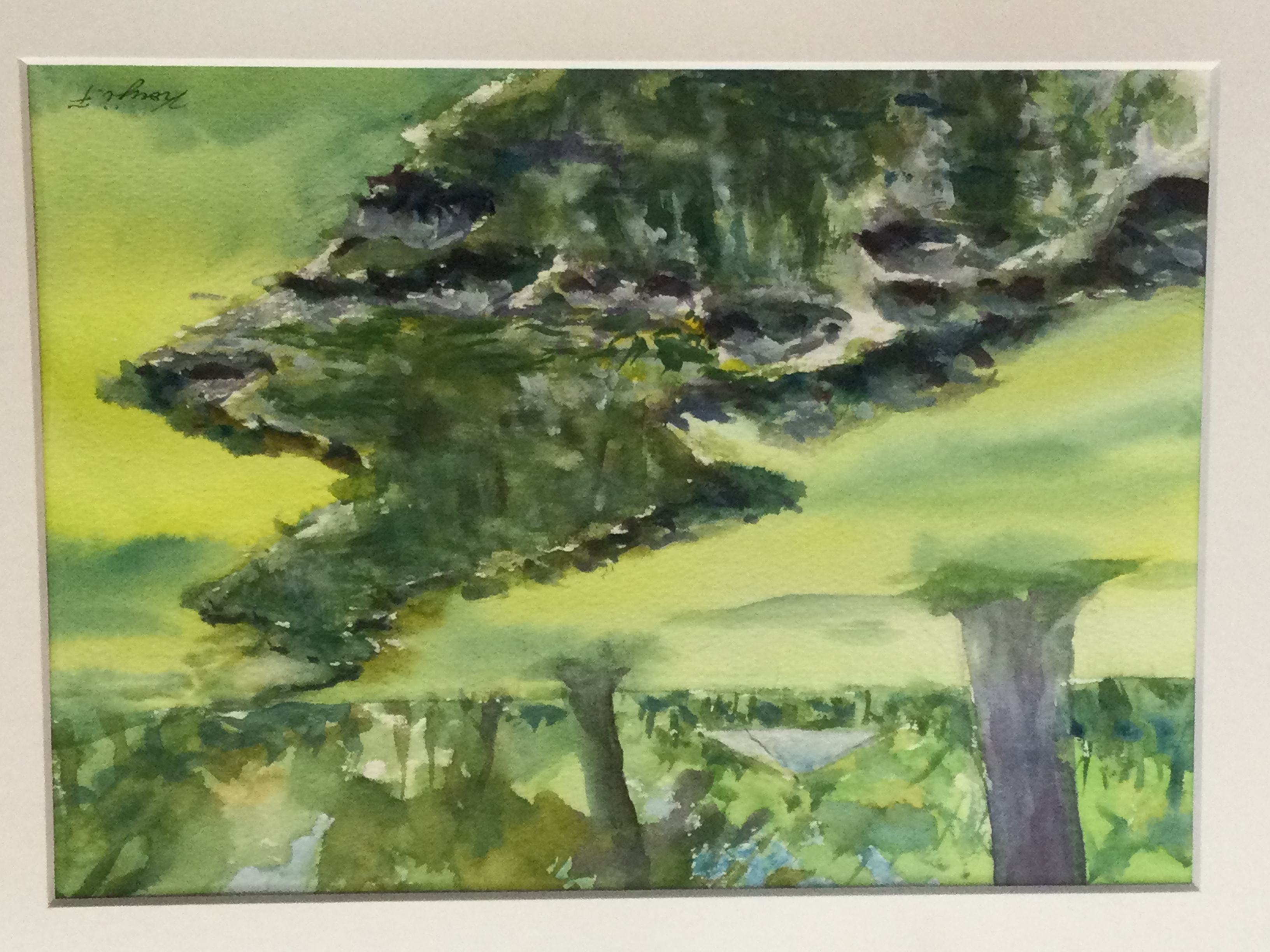 緑の水面 by 福士耕司 - 絵画販売・購入・レンタル（サブスク