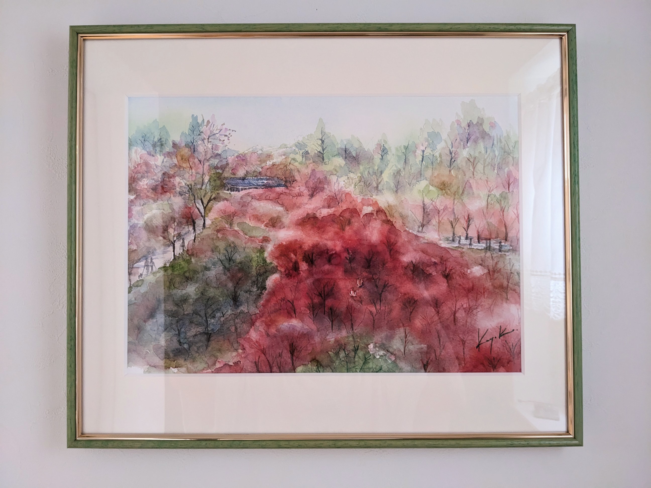油絵作品(京都東福寺の紅葉) 油絵作品(京都東福寺の紅葉) 油絵作品(京都東福寺の紅葉) 油絵