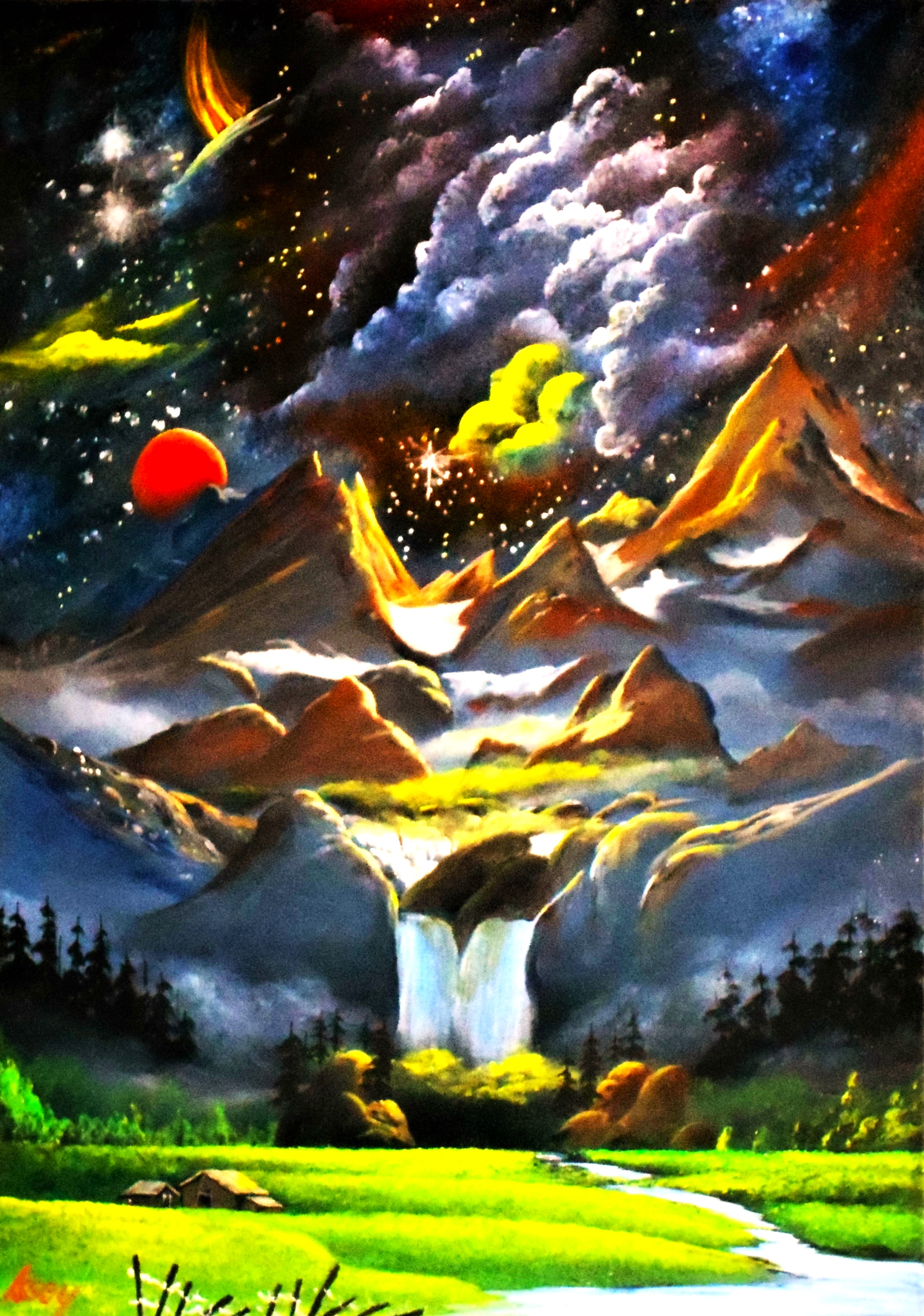 宇宙模様の星 by Issey - 絵画販売・購入・レンタル（サブスク