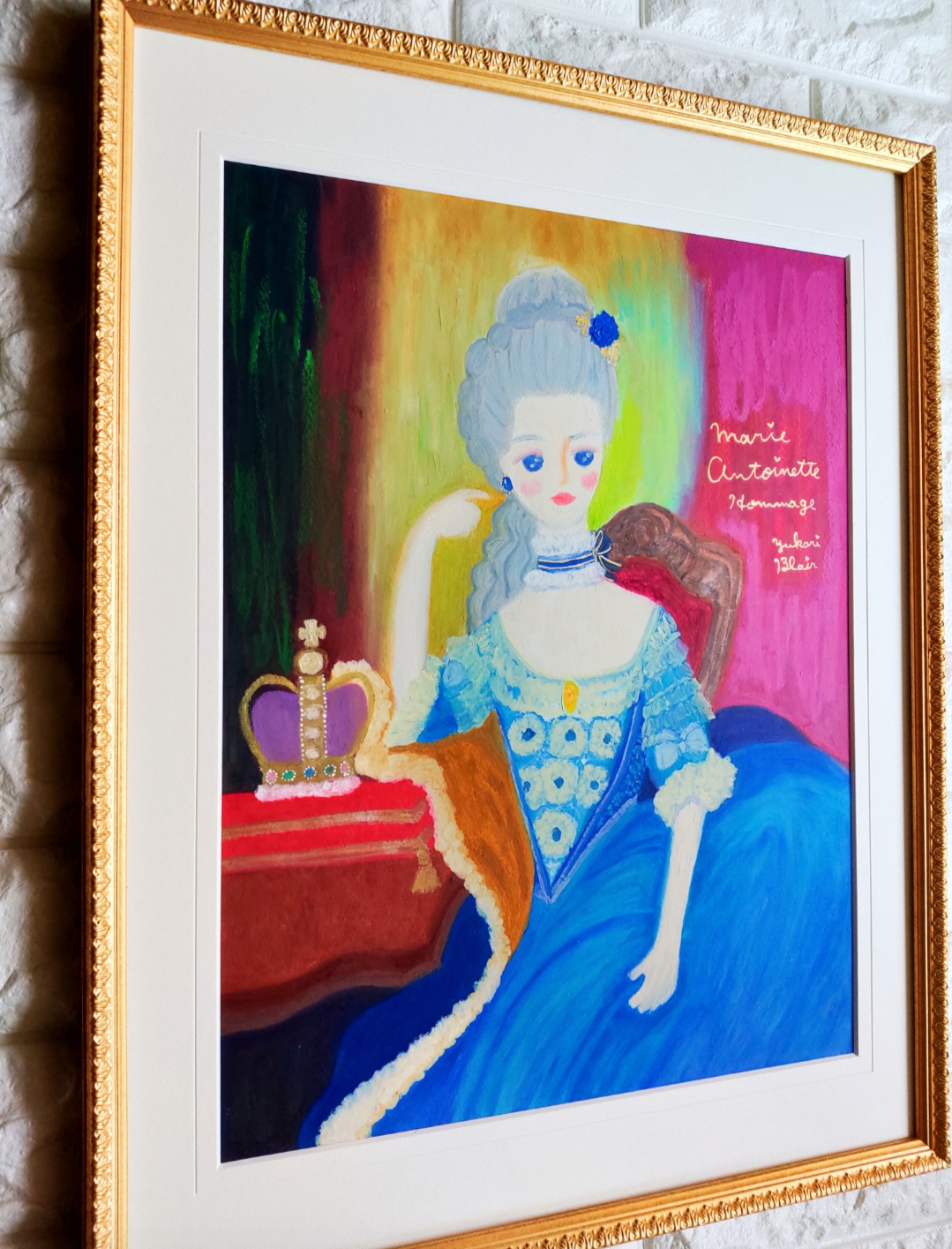 即完売品FR2 絵画柄 バックプリント 奇抜 マリーアントワネット パーカー FR2 - 即完売品FR2 絵画柄 バックプリント 奇抜 マリーアントワネット