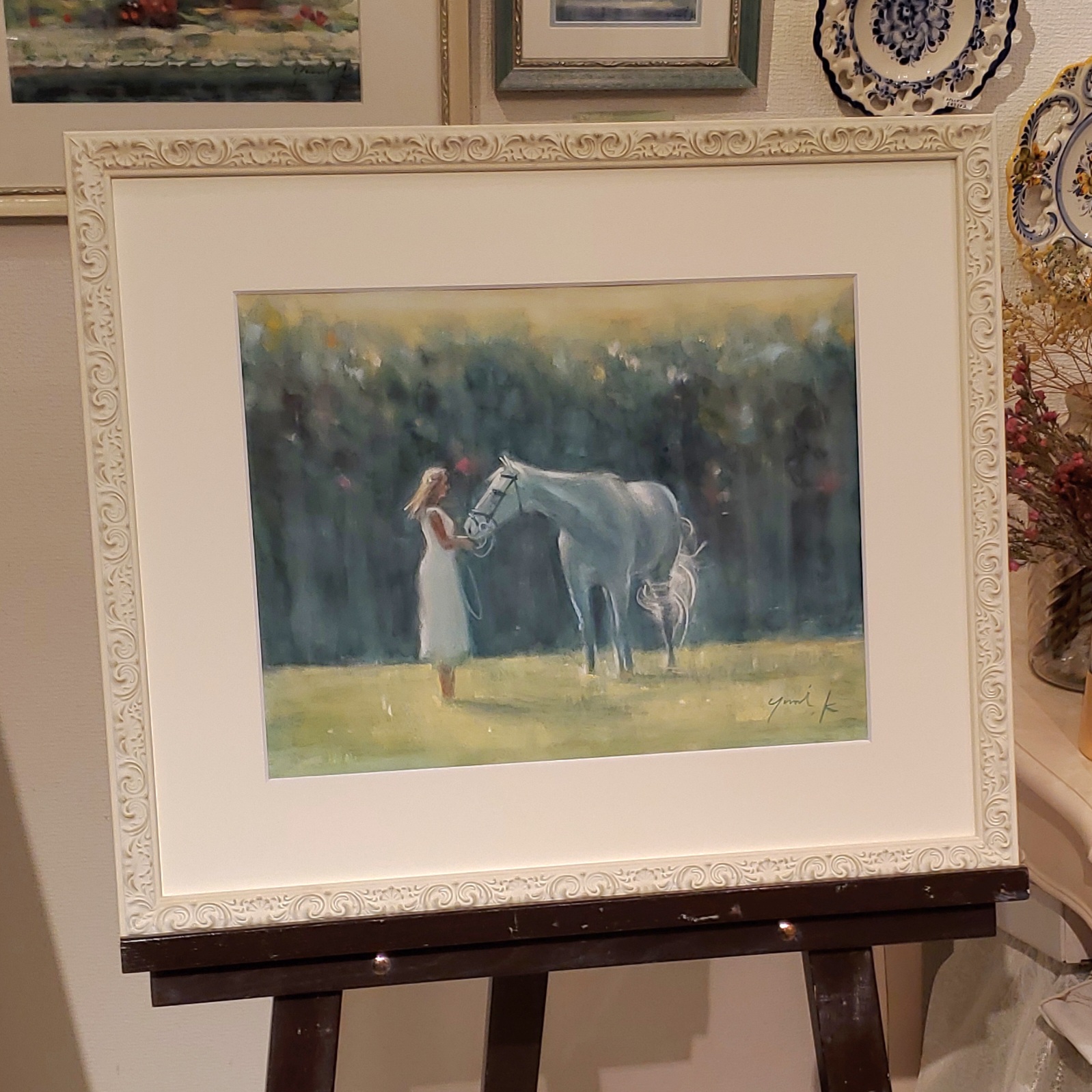White lover白い恋人 by 神之浦由美 - 絵画販売・購入・レンタル