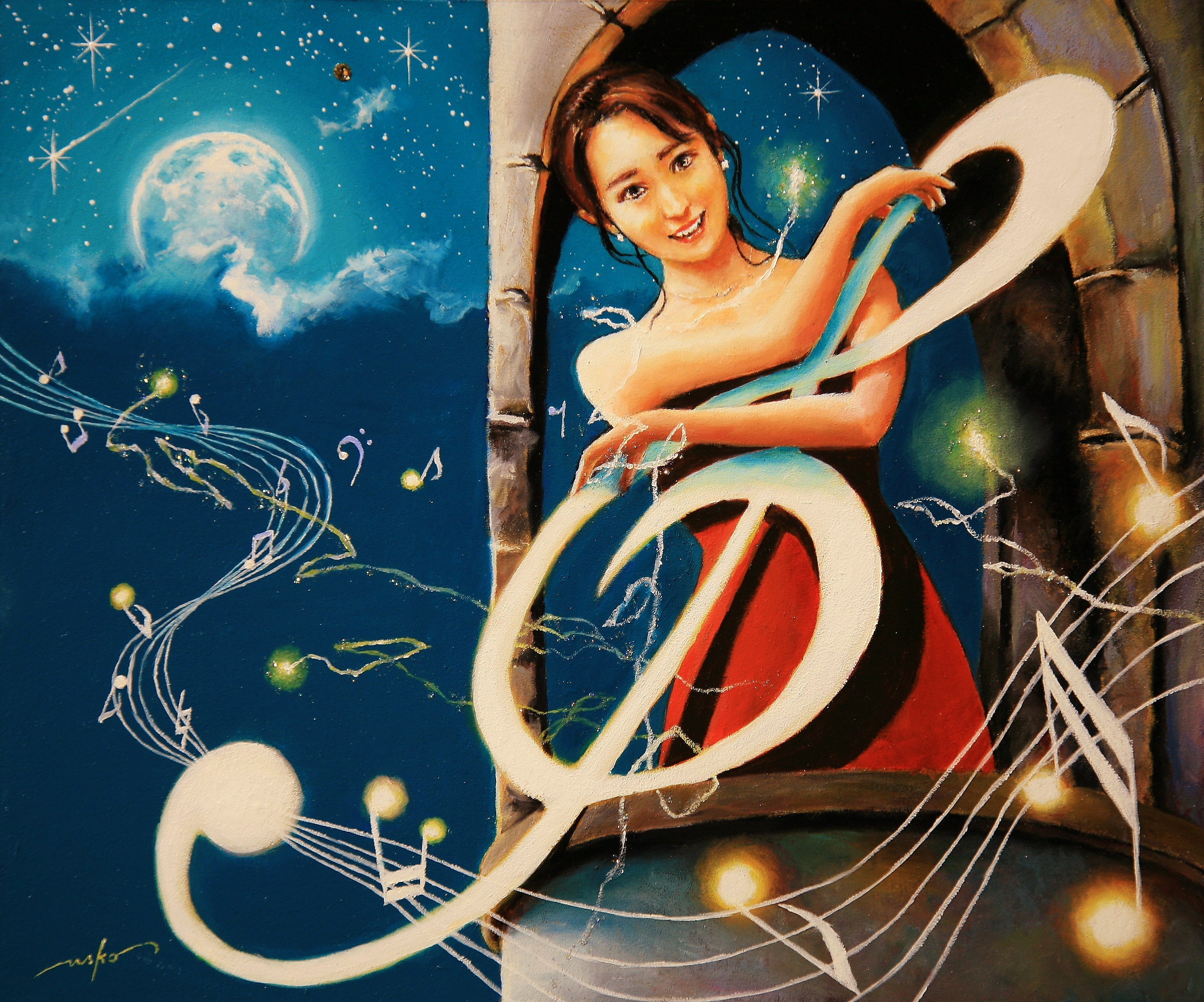 油彩画【神の造形】 by 大根田真 - 絵画販売・購入・レンタル