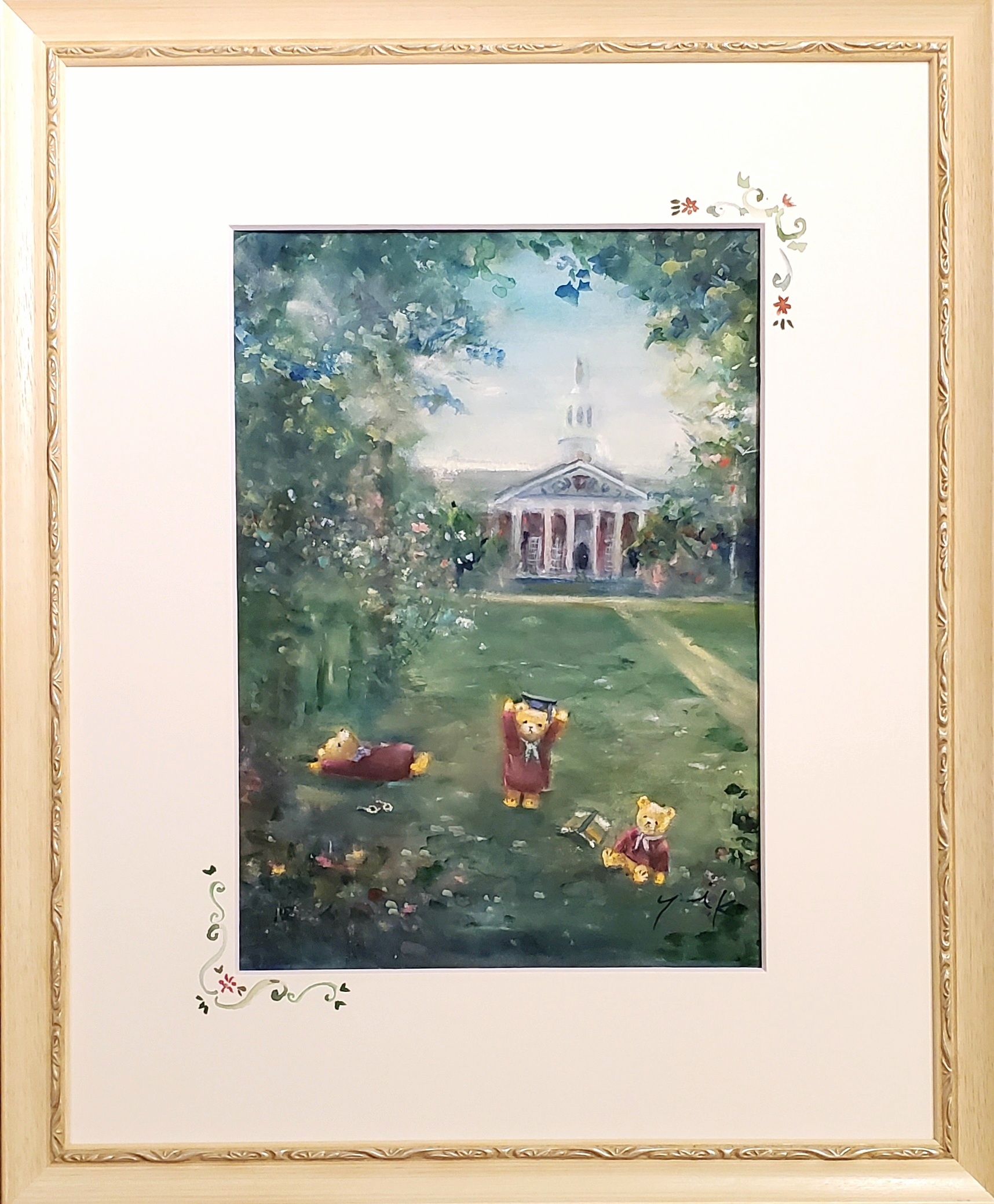 クマ達のユニバーシティ by 神之浦由美 - 絵画販売・購入・レンタル