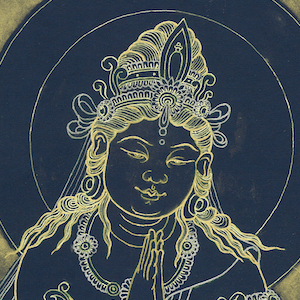 十二支守本尊『勢至観音菩薩座像』（午守本尊） by 川本治 - 絵画販売