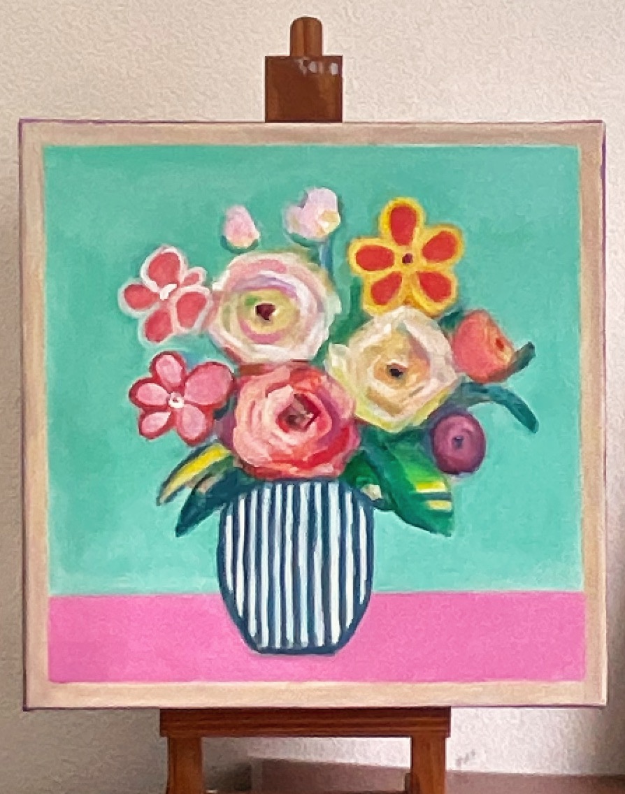 Flowers25-1 by 石井伊久子 - 絵画販売・購入・レンタル（サブスク