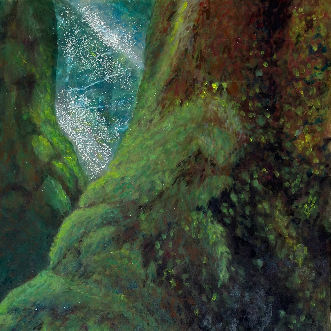 風景画「屋久杉の森」アクリル画/B3 額なし by 福家佳則 / Fukei-ART