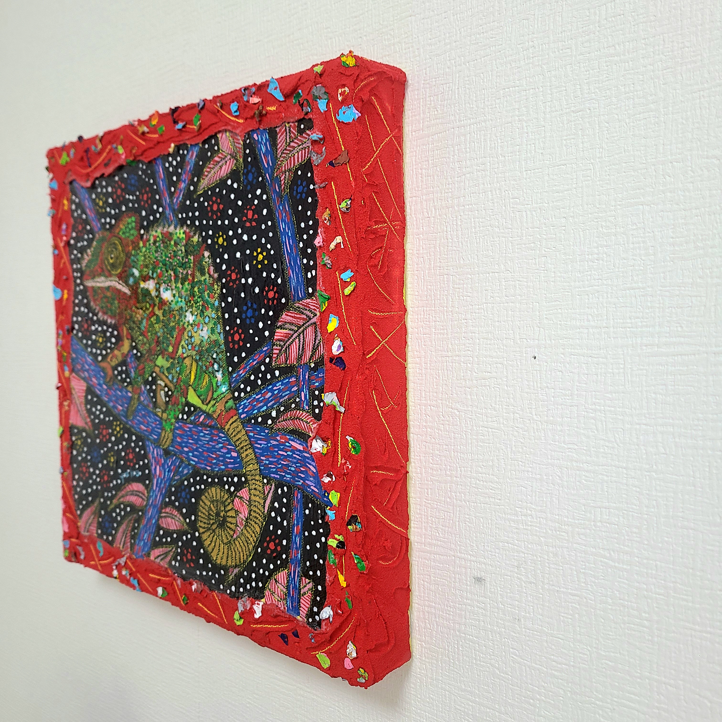 ラボードカメレオン by 線画家 もんでんゆうこ - 絵画販売・購入