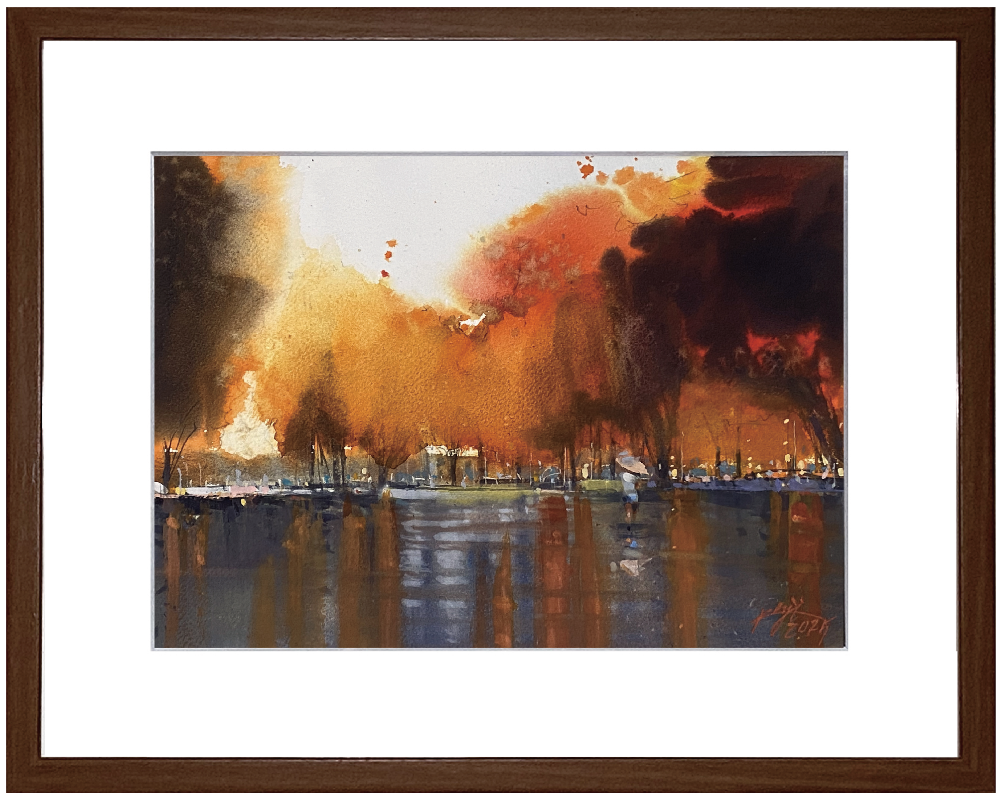 雨あがりの紅葉 by 井上憲二 - 絵画販売・購入・レンタル（サブスク