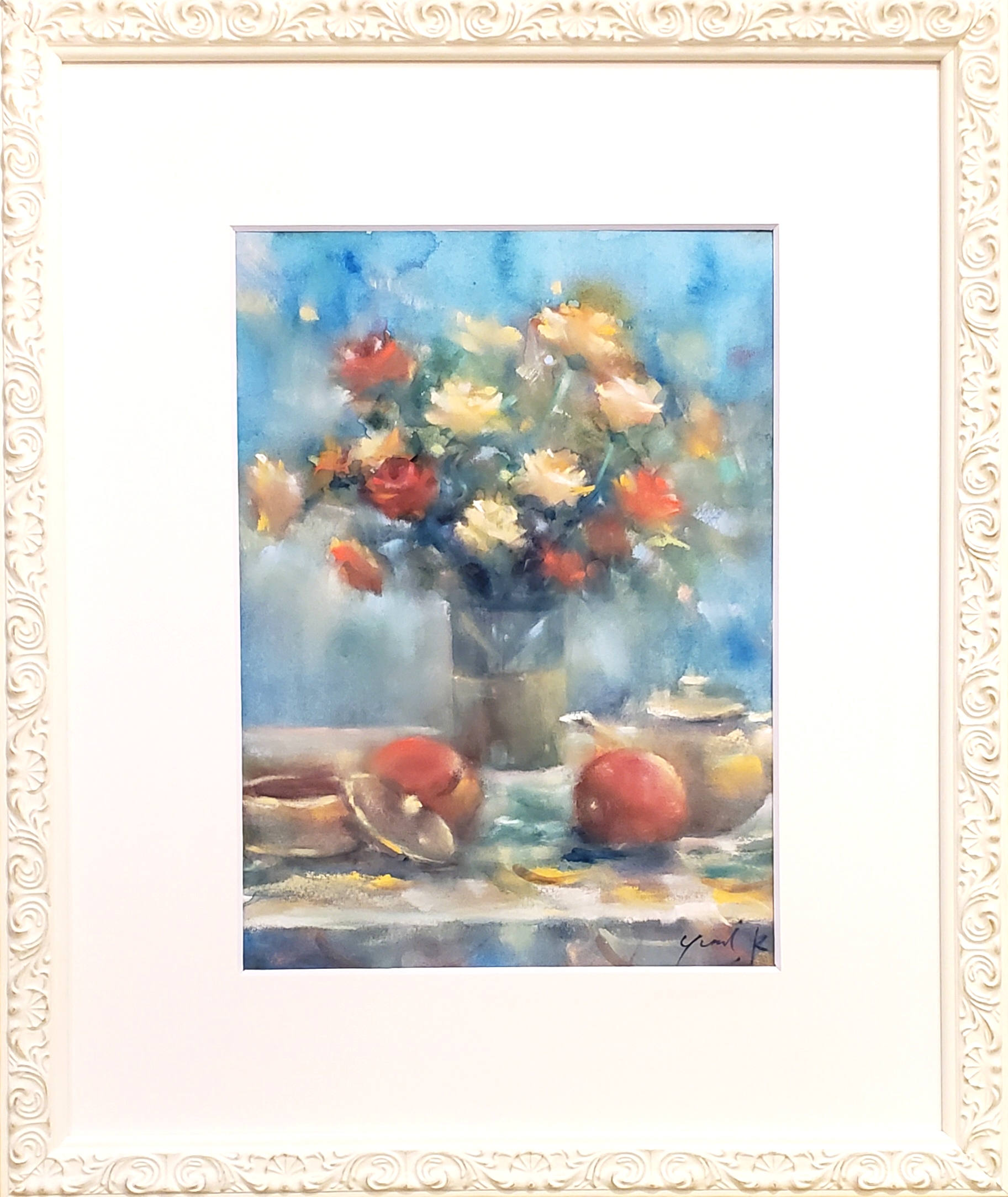 油彩画 　水辺のセレナーデ 雨上がりのセレナーデ by 神之浦由美 - 絵画販売・購入・レンタル