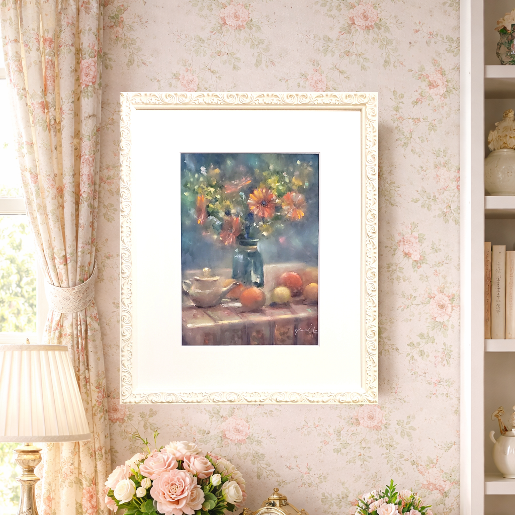 花達のティータイム by 神之浦由美 - 絵画販売・購入・レンタル