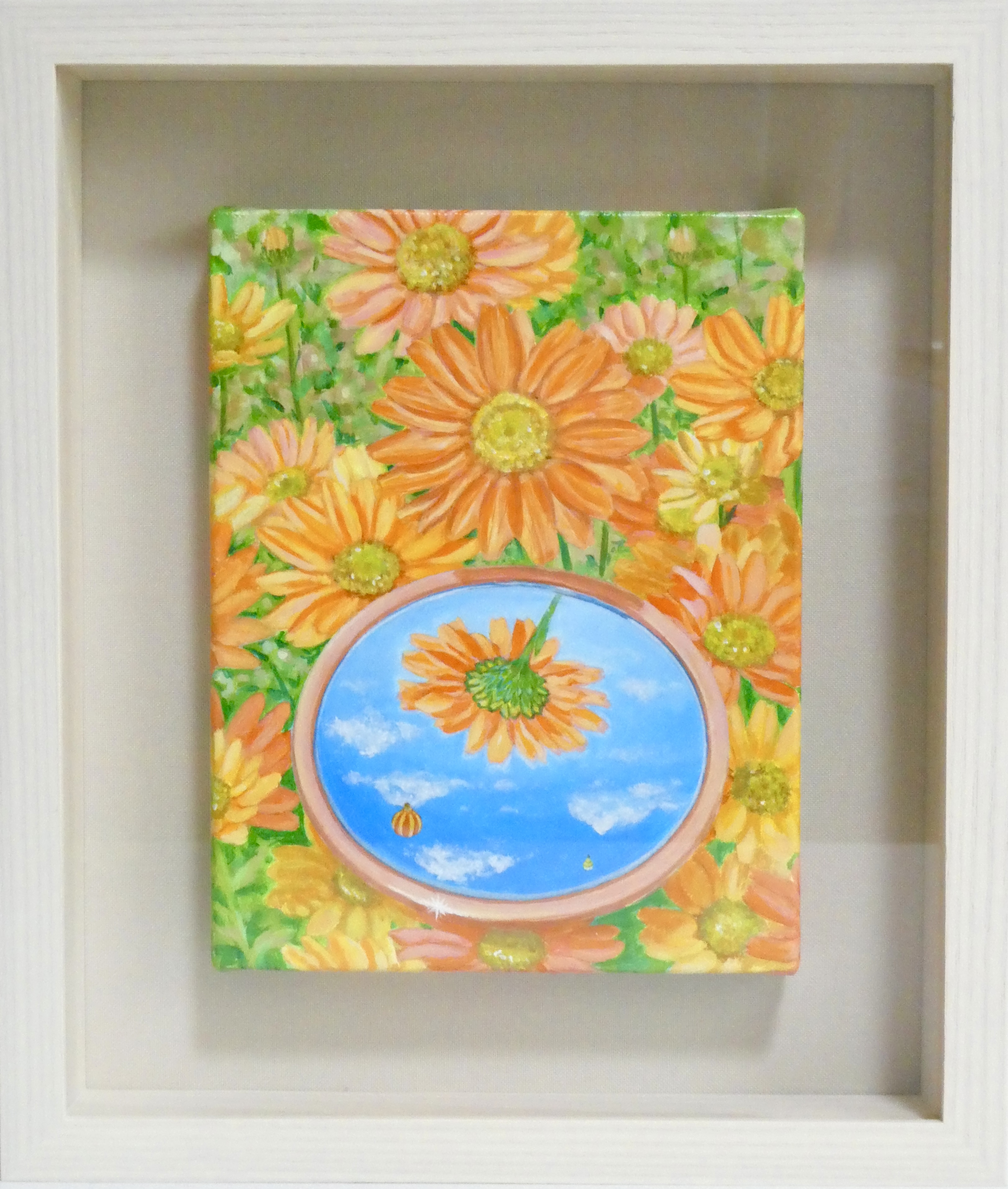 花と鏡（どこまでも高く） by 冬乃太陽 - 絵画販売・購入・レンタル
