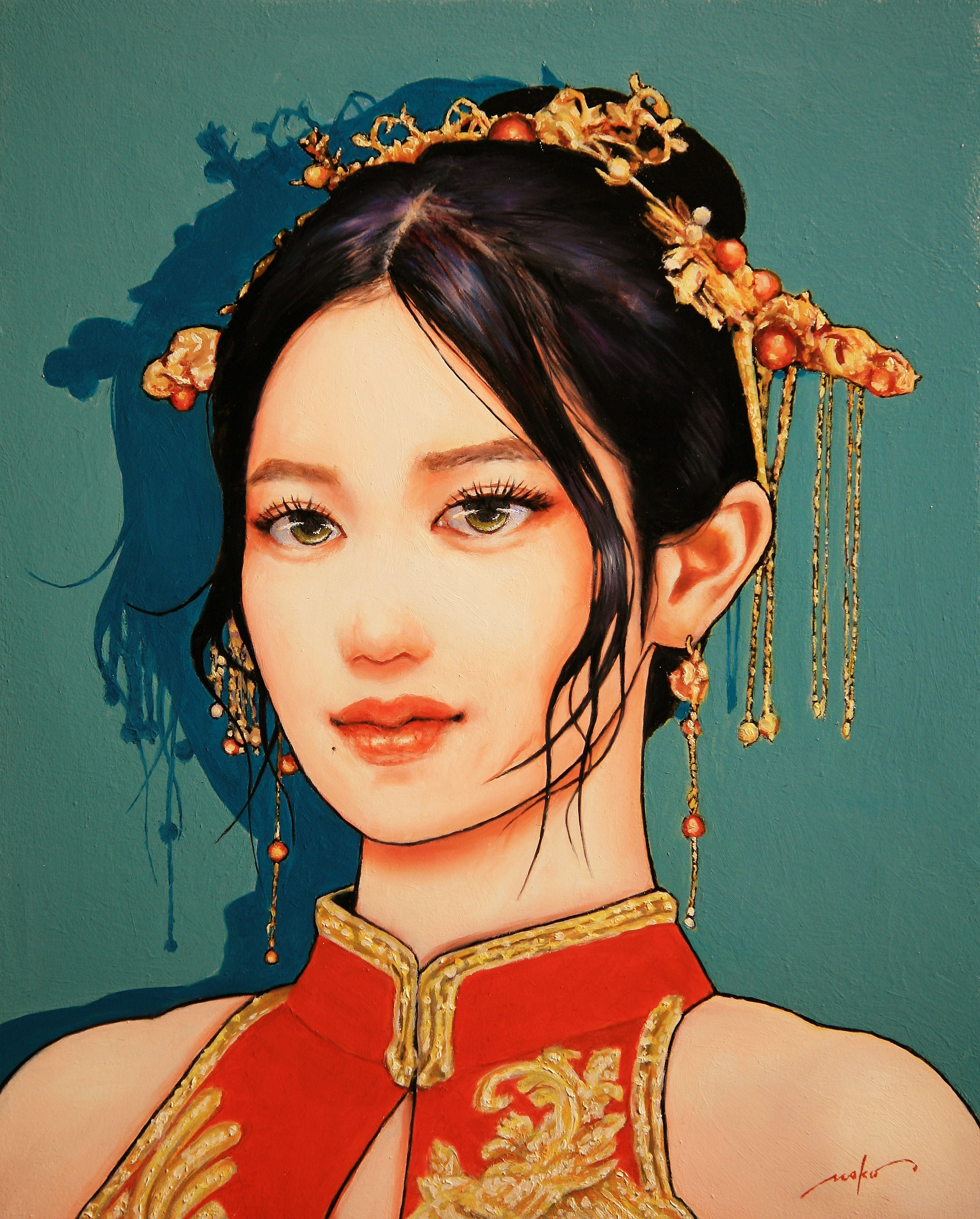 油彩画【神の造形】 by 大根田真 - 絵画販売・購入・レンタル
