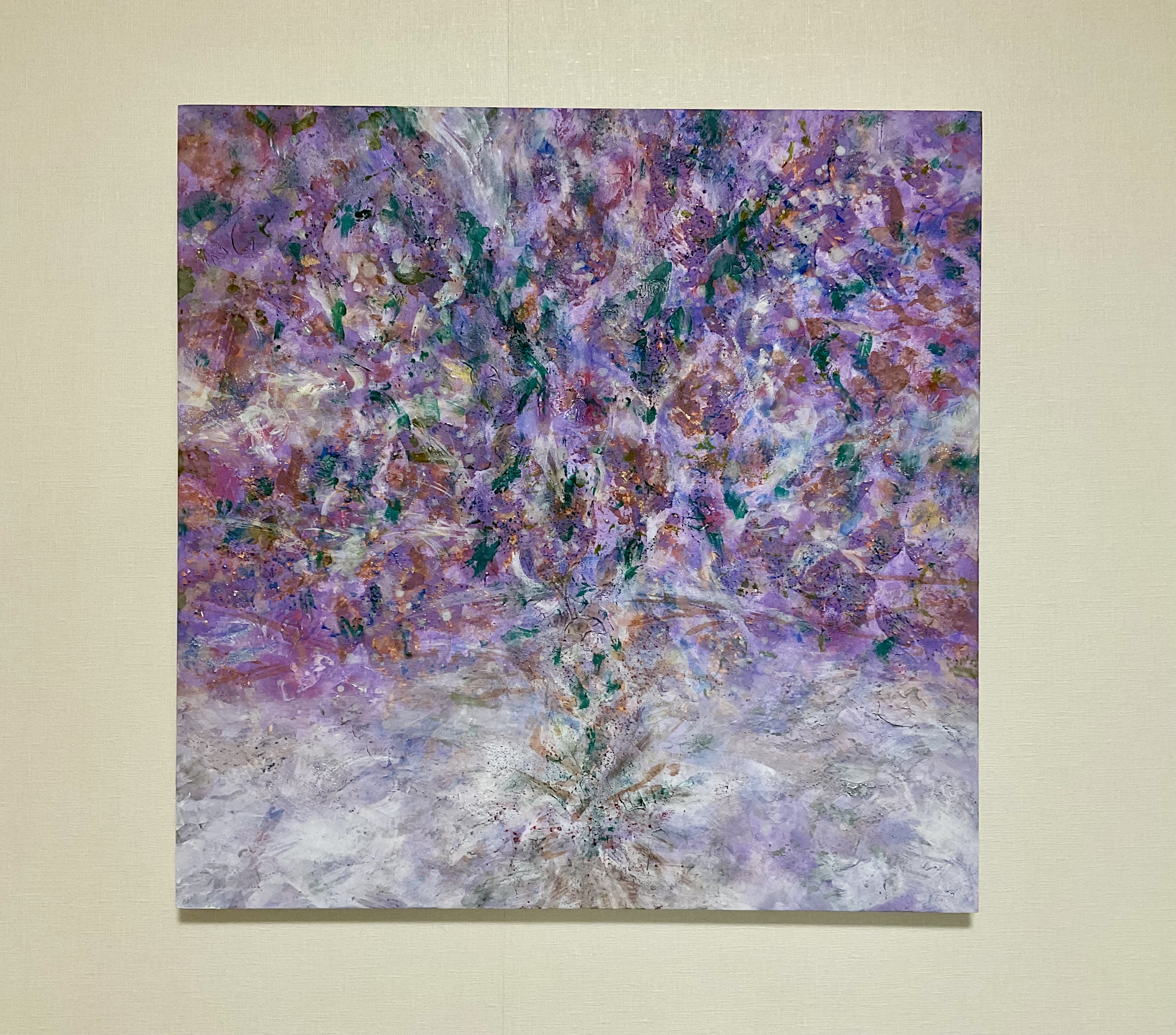 銅版画・ 「夜と華と」 限定一部 幻想的 闇の世界 イメージA4サイズ by